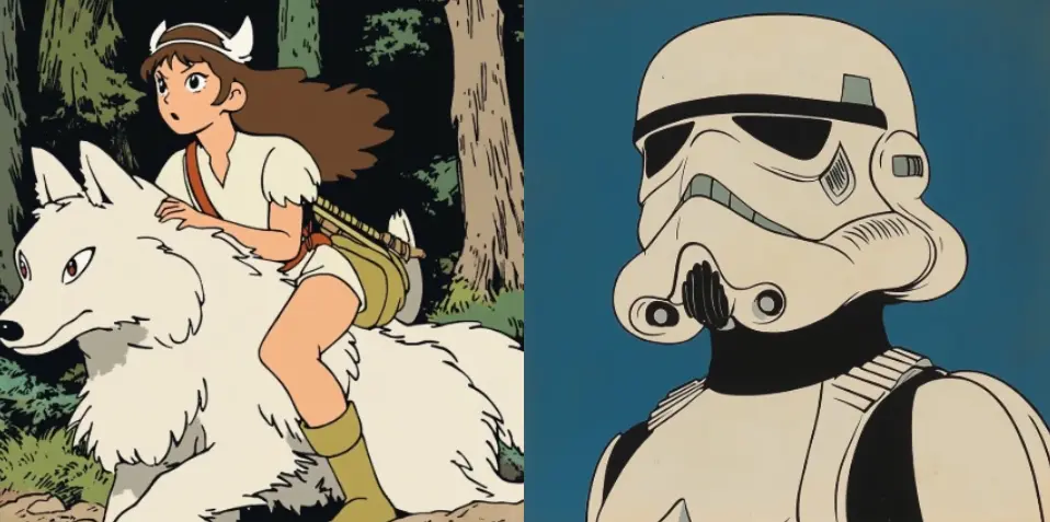 MJ风格种子sref代码分享：怀旧幻想动画角色插画风