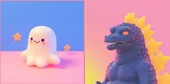 软萌童趣复古玩具插画风MJ风格种子（sref代码分享）