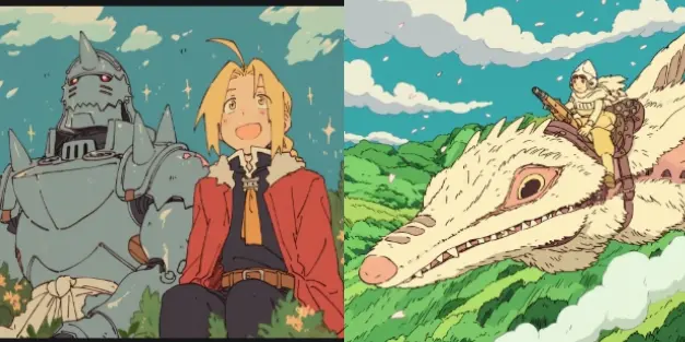 温暖自然幻想动画风MJ风格种子（sref代码分享）