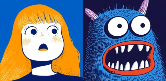 童趣幻想插画视觉风MJ风格种子（sref代码分享）