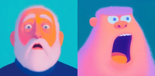 创意数字插画风MJ风格种子（sref代码分享）