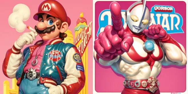 复古游戏角色性感动漫风MJ风格种子（sref代码分享）