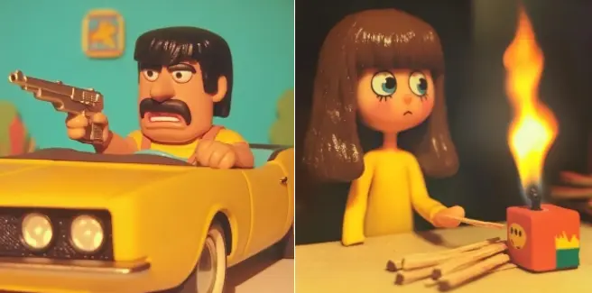 定格动画美感3D趣味玩具风MJ风格种子（sref代码分享）